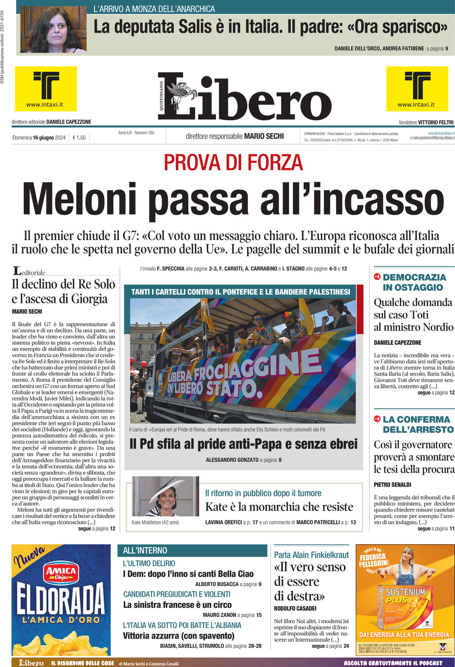 Prima-pagina-libero-edizione-di-oggi-16-06-2024