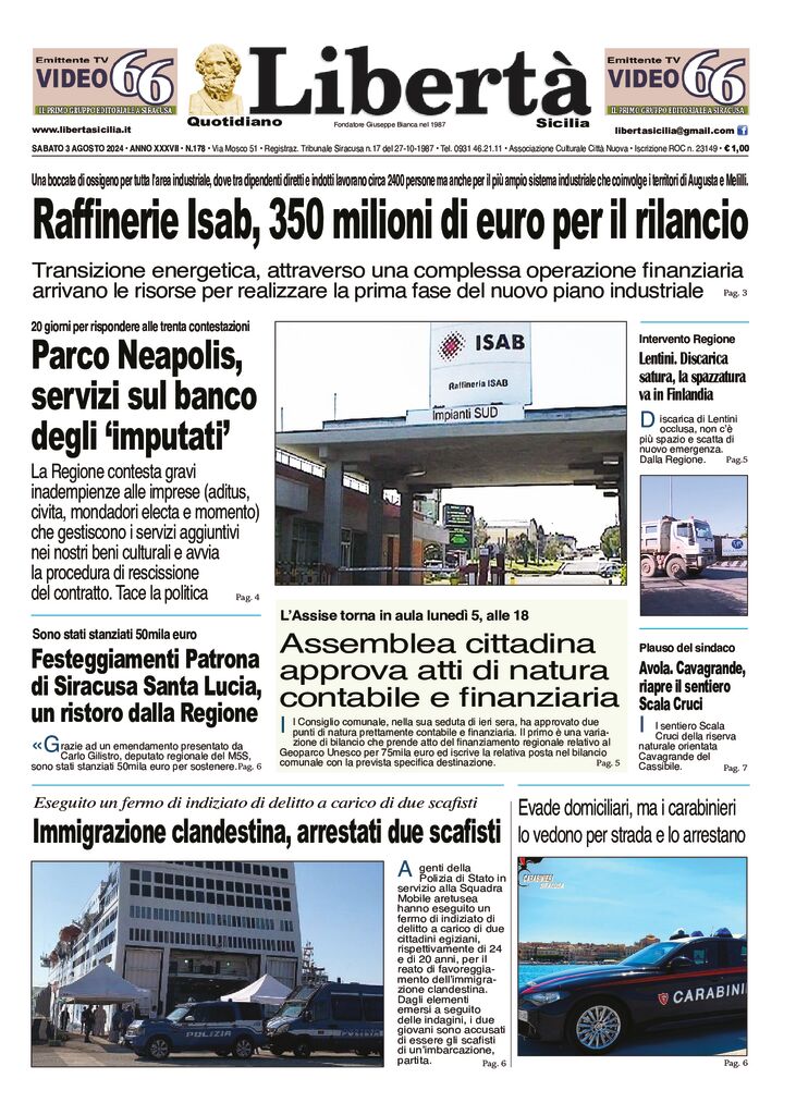 Prima-pagina-libertasicilia-edizione-di-oggi-03-08-24