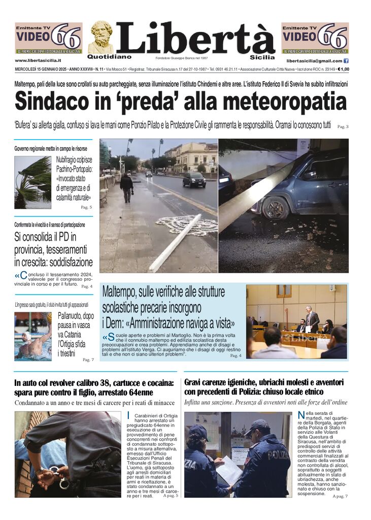 Prima-pagina-libertasicilia-edizione-di-oggi-15-01-25