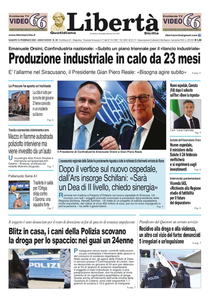 Prima-pagina-libertasicilia-edizione-di-oggi-15-02-25