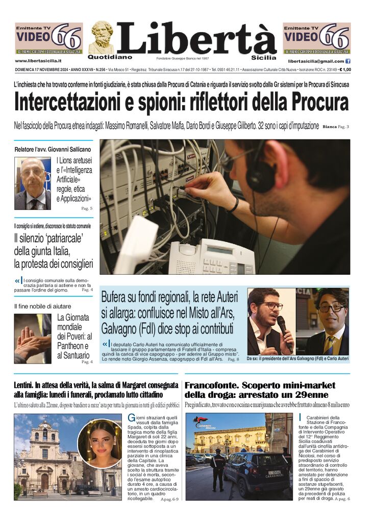 Prima-pagina-libertasicilia-edizione-di-oggi-17-11-24