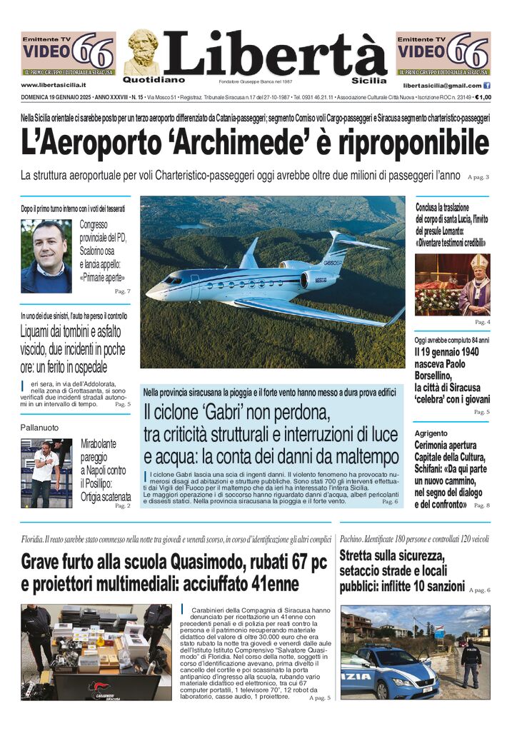 Prima-pagina-libertasicilia-edizione-di-oggi-19-01-25