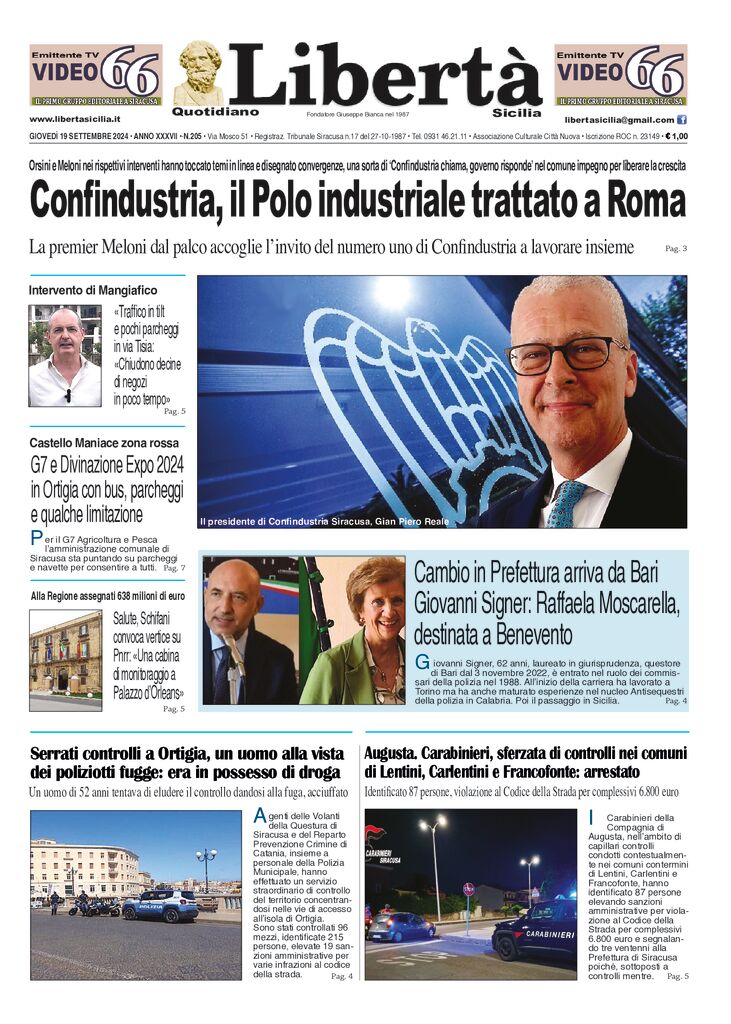 Prima-pagina-libertasicilia-edizione-di-oggi-19-09-24