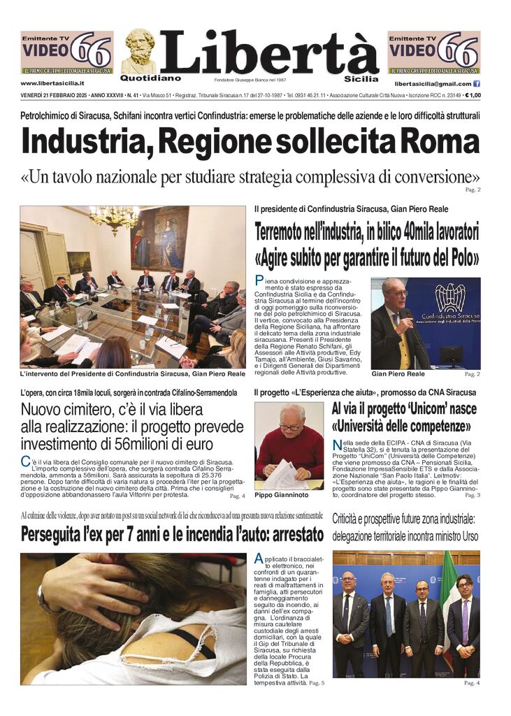 Prima-pagina-libertasicilia-edizione-di-oggi-21-02-25