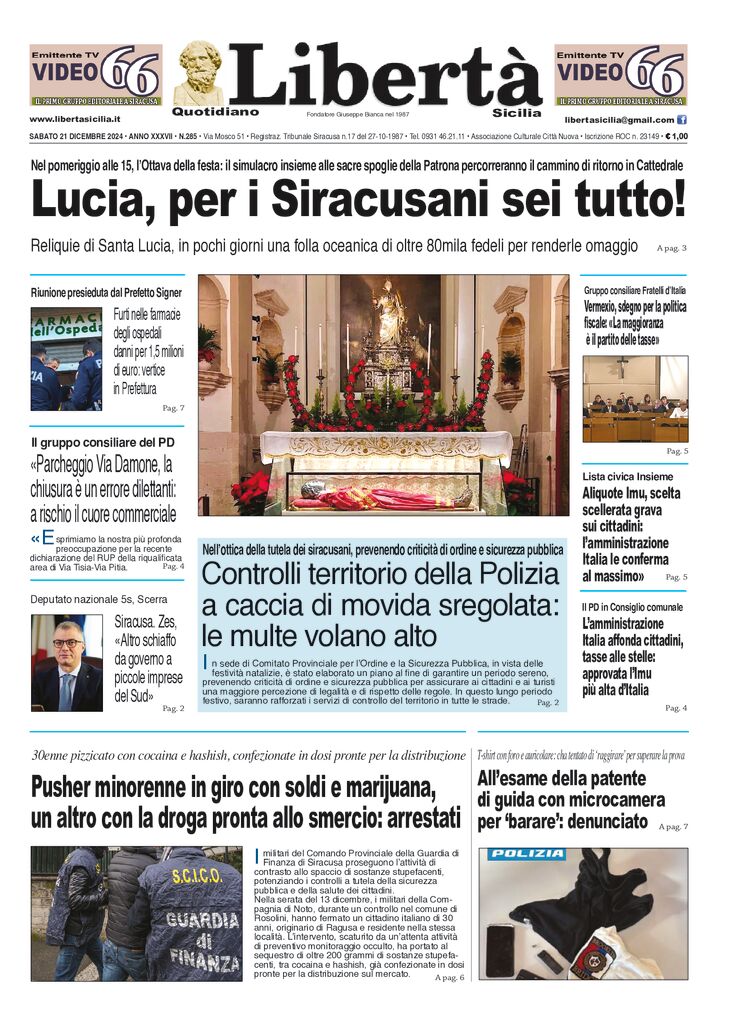 Prima-pagina-libertasicilia-edizione-di-oggi-21-12-24