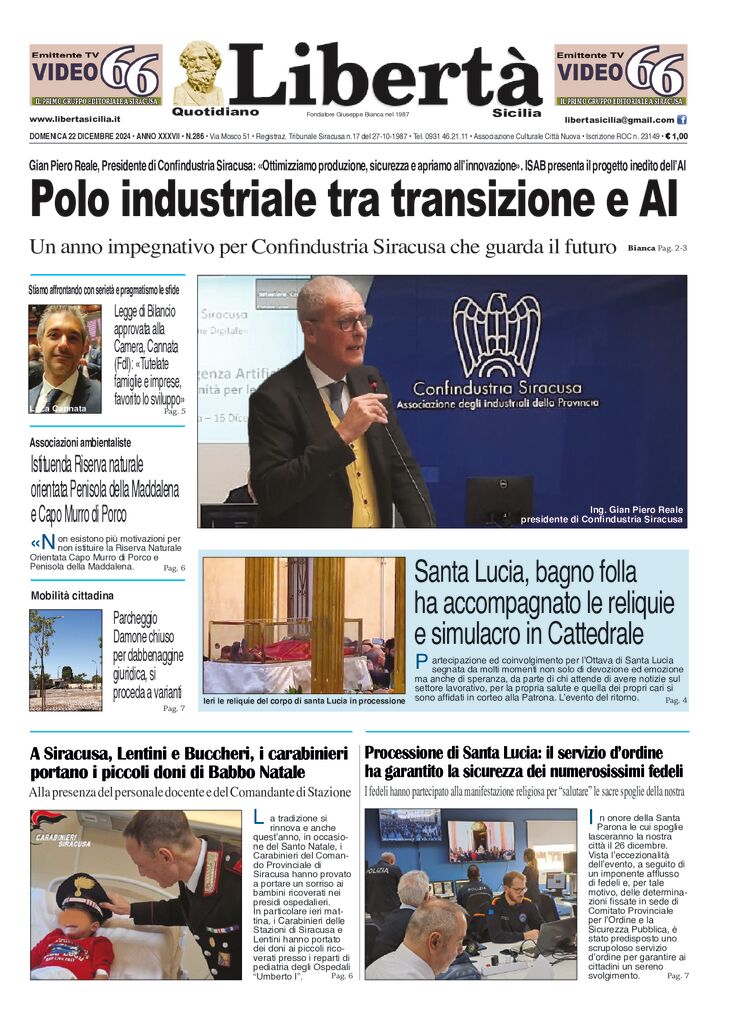 Prima-pagina-libertasicilia-edizione-di-oggi-22-12-24