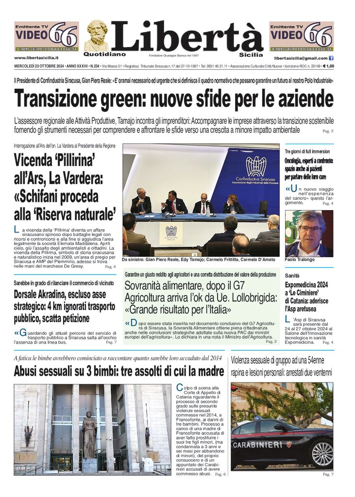 Prima-pagina-libertasicilia-edizione-di-oggi-23-10-24