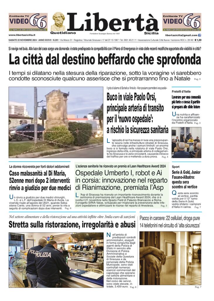 Prima-pagina-libertasicilia-edizione-di-oggi-23-11-24