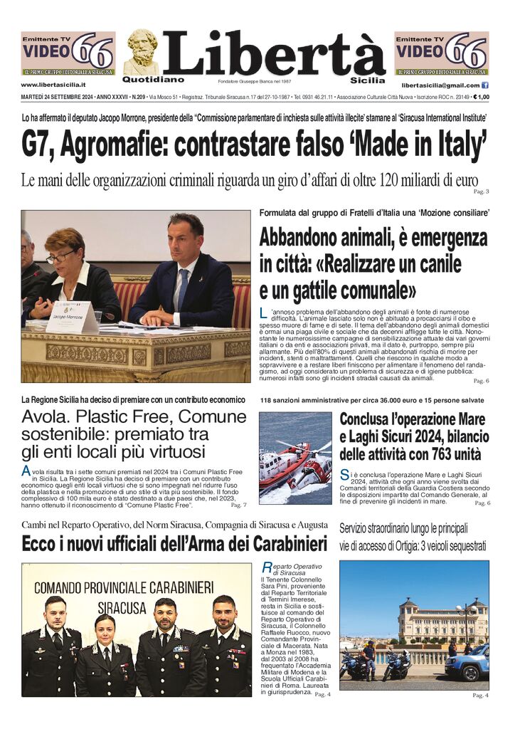 Prima-pagina-libertasicilia-edizione-di-oggi-24-09-24