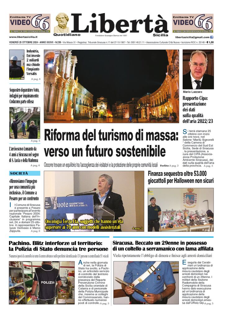 Prima-pagina-libertasicilia-edizione-di-oggi-25-10-24