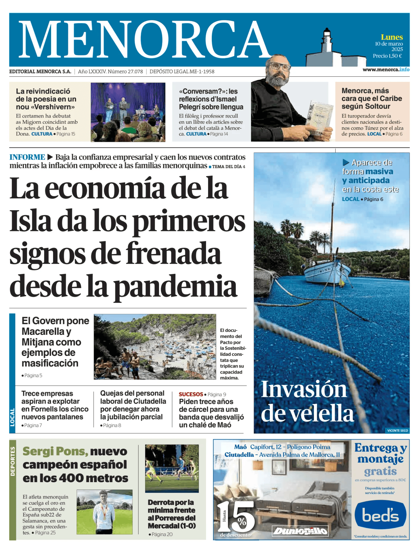 Prima-pagina-menorca-oggi-edizione-di-oggi-20250310