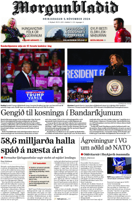 Prima-pagina-morgunbladid-oggi-edizione-di-oggi-20241105