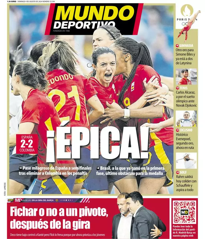 Prima-pagina-mundo_deportivo-edizione-di-oggi-04-08-2024