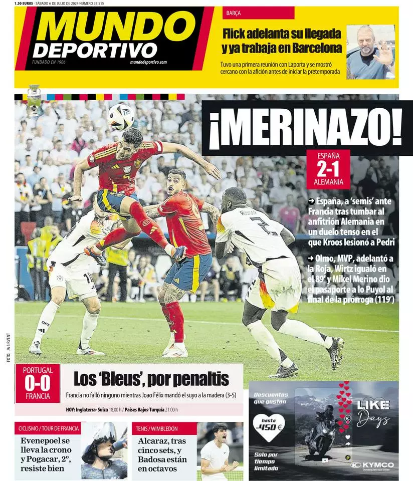 Prima-pagina-mundo_deportivo-edizione-di-oggi-06-07-2024