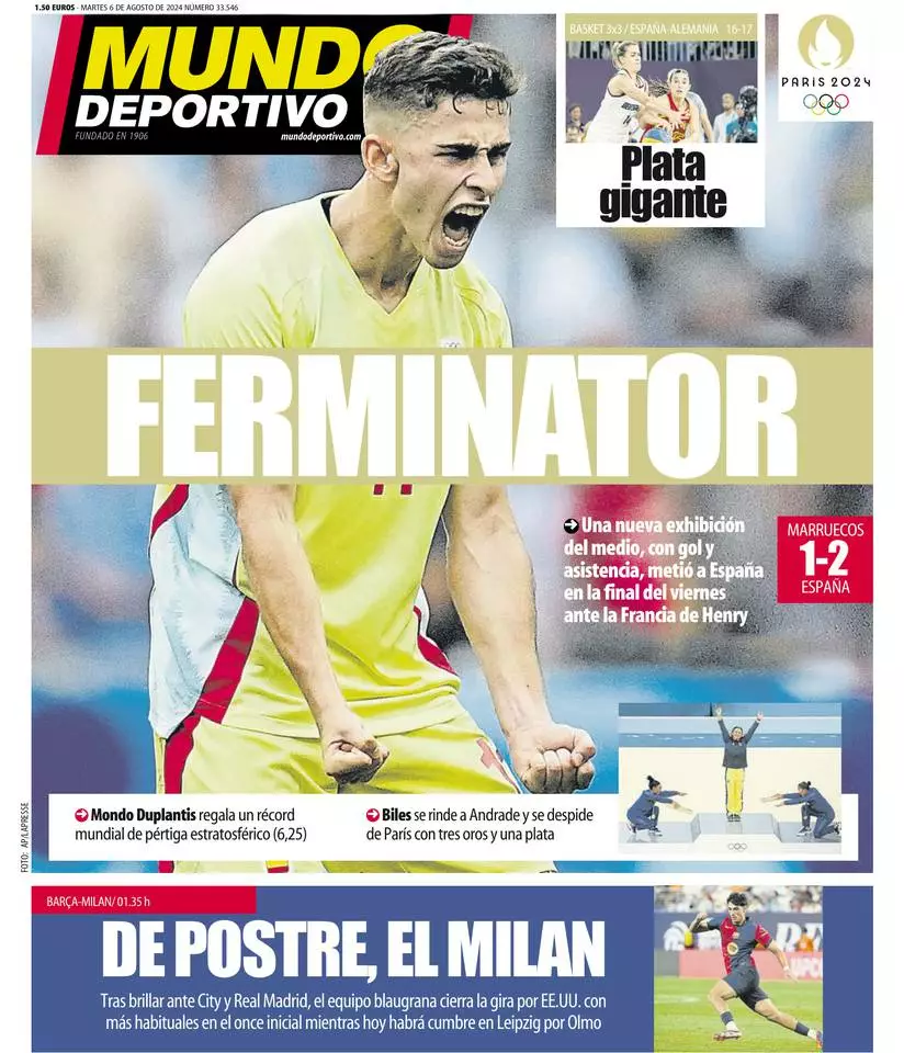 Prima-pagina-mundo_deportivo-edizione-di-oggi-06-08-2024