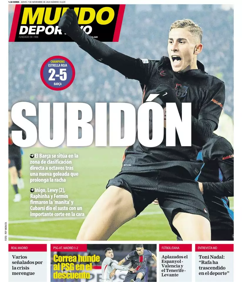 Prima-pagina-mundo_deportivo-edizione-di-oggi-07-11-2024