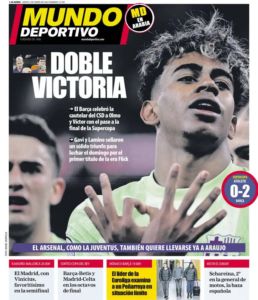 Prima-pagina-mundo_deportivo-edizione-di-oggi-09-01-2025