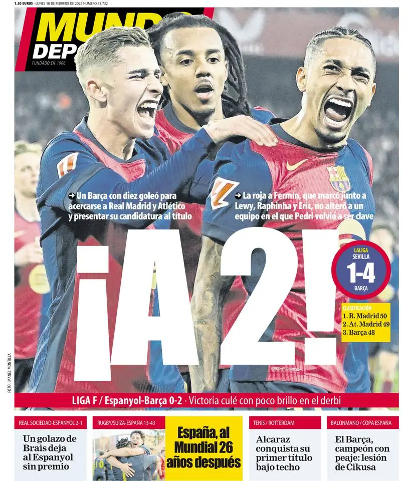 Prima-pagina-mundo_deportivo-edizione-di-oggi-10-02-2025