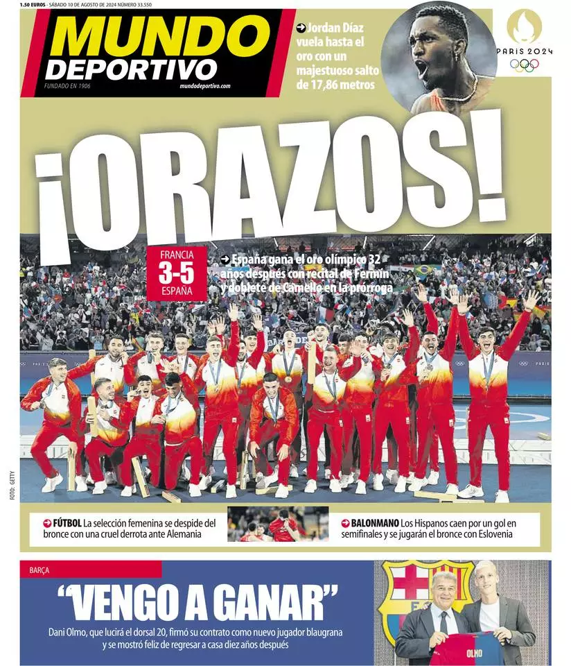 Prima-pagina-mundo_deportivo-edizione-di-oggi-10-08-2024