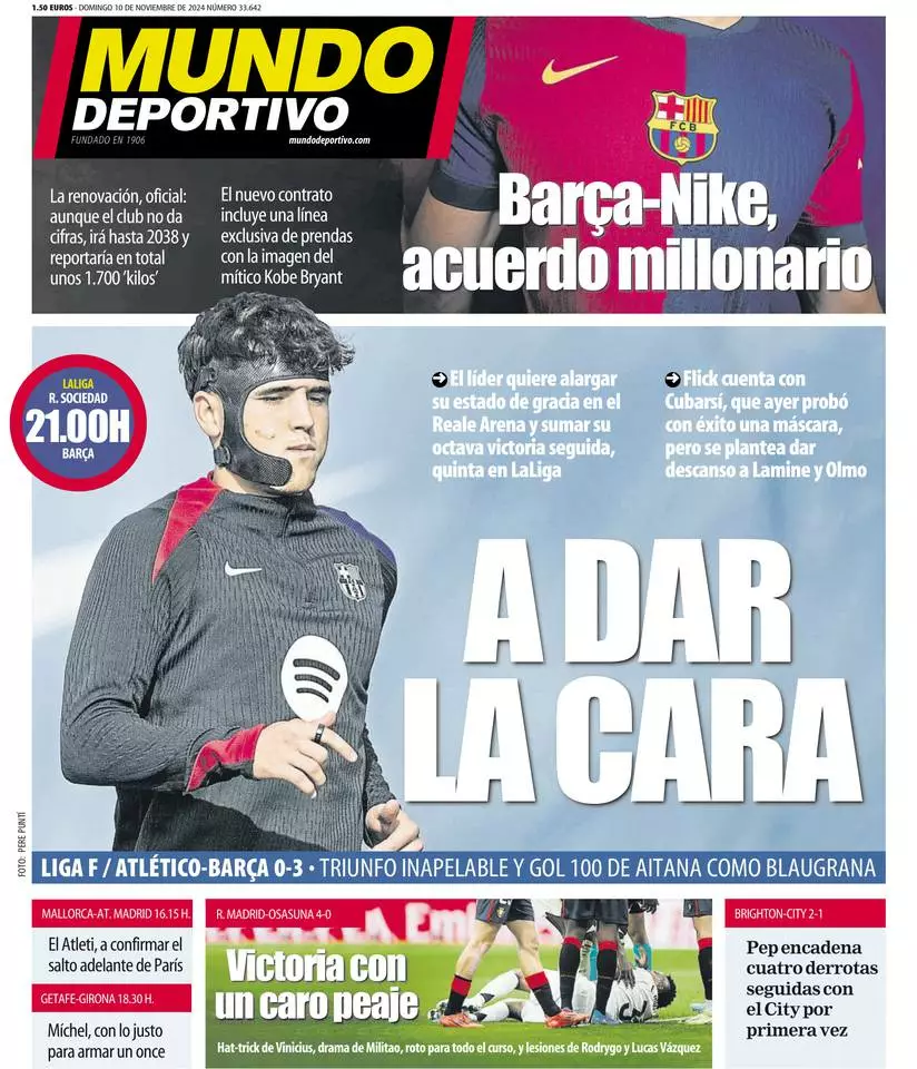 Prima-pagina-mundo_deportivo-edizione-di-oggi-10-11-2024