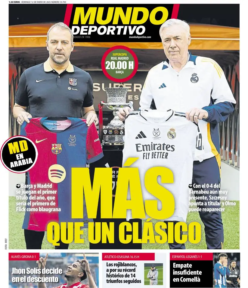 Prima-pagina-mundo_deportivo-edizione-di-oggi-12-01-2025