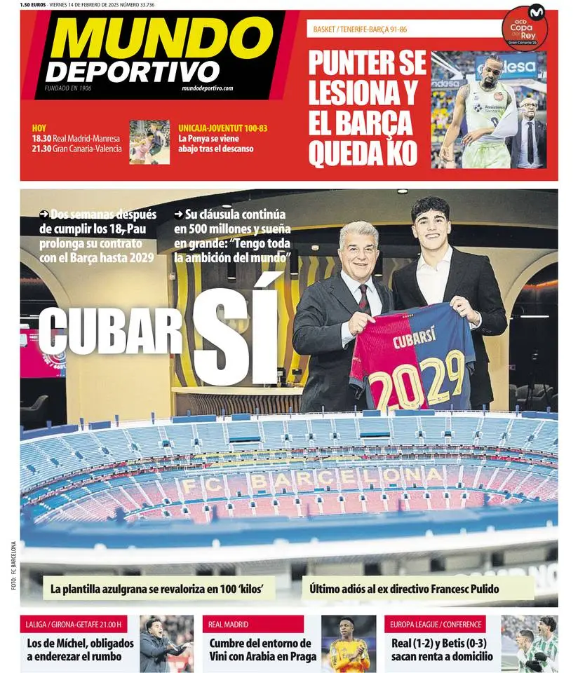 Prima-pagina-mundo_deportivo-edizione-di-oggi-14-02-2025