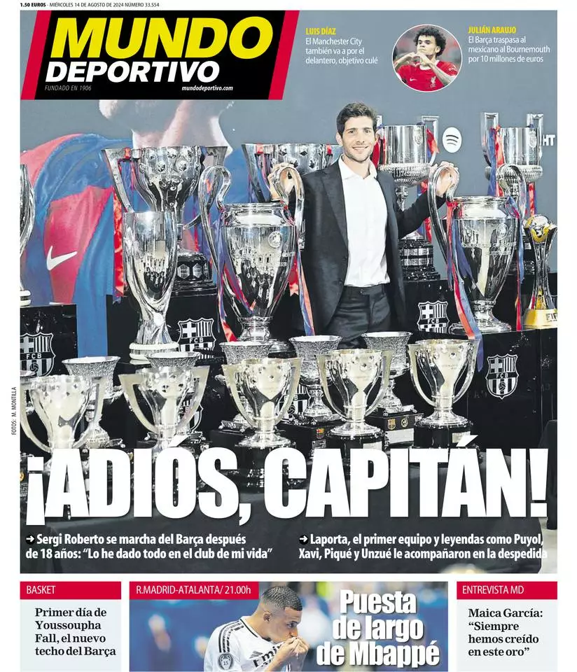 Prima-pagina-mundo_deportivo-edizione-di-oggi-14-08-2024