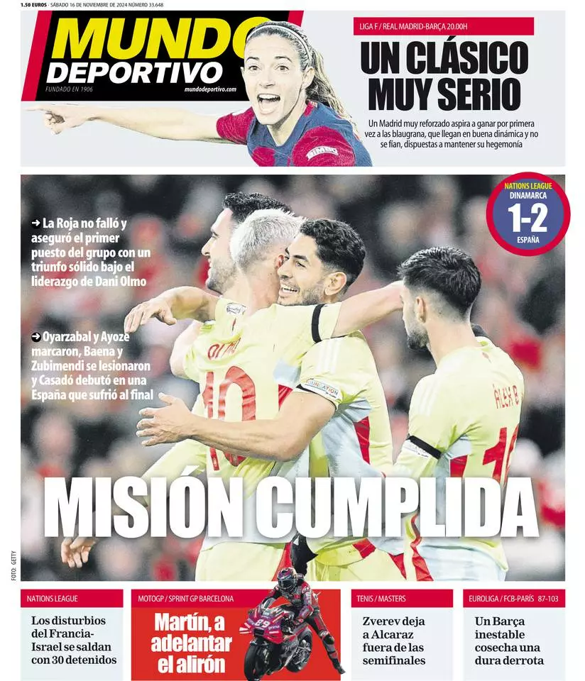 Prima-pagina-mundo_deportivo-edizione-di-oggi-16-11-2024