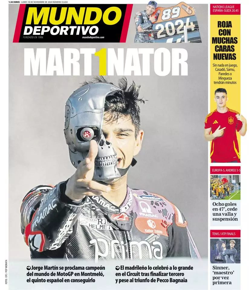 Prima-pagina-mundo_deportivo-edizione-di-oggi-18-11-2024