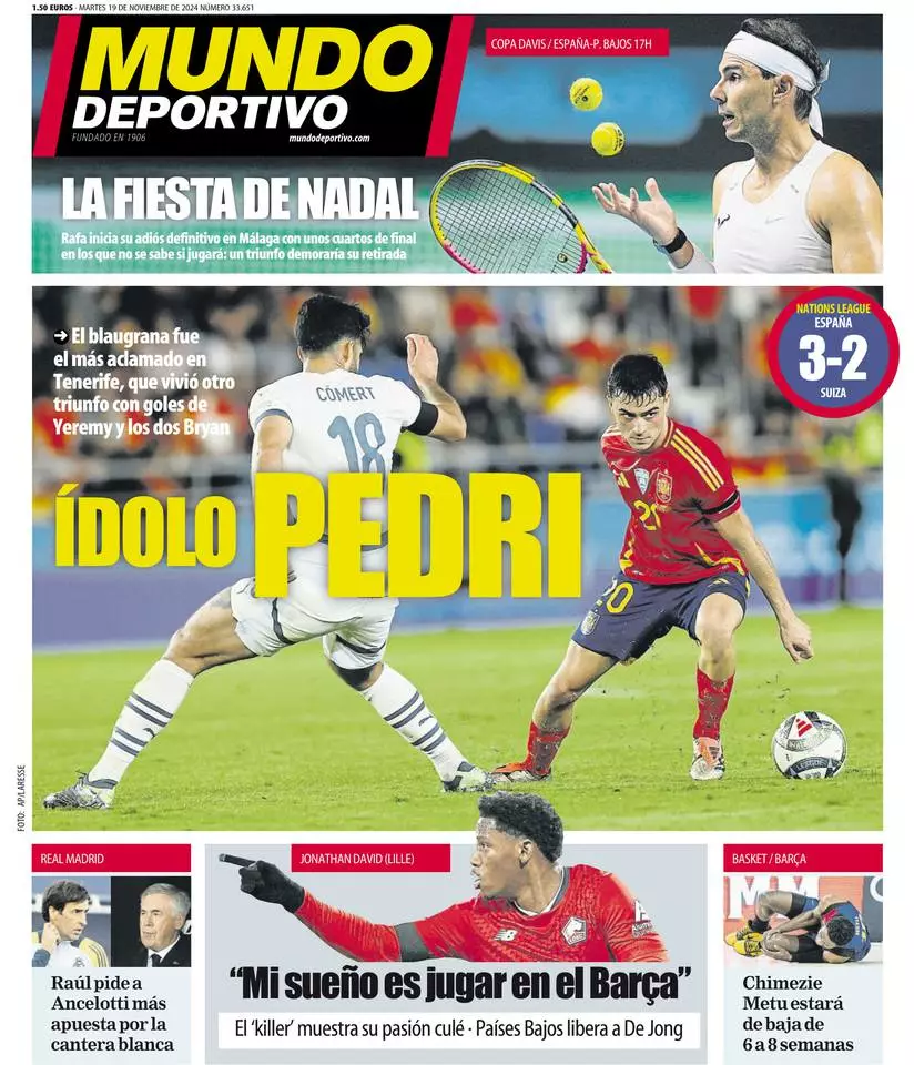 Prima-pagina-mundo_deportivo-edizione-di-oggi-19-11-2024