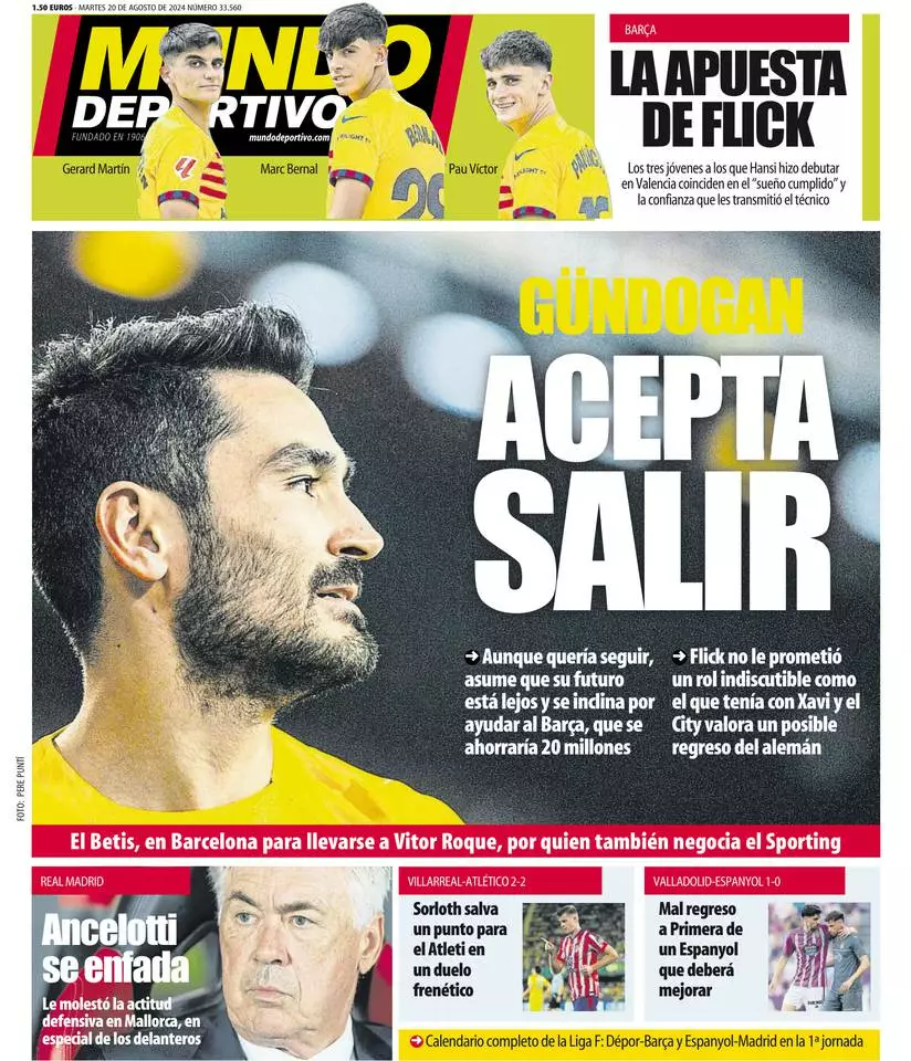 Prima-pagina-mundo_deportivo-edizione-di-oggi-20-08-2024