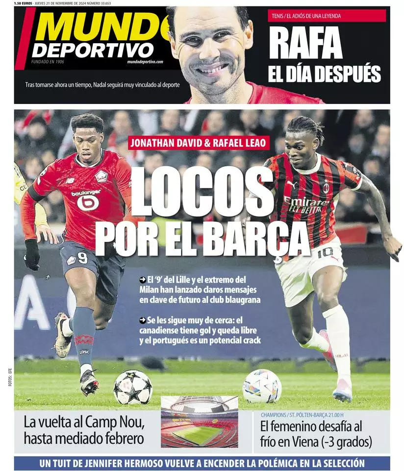 Prima-pagina-mundo_deportivo-edizione-di-oggi-21-11-2024