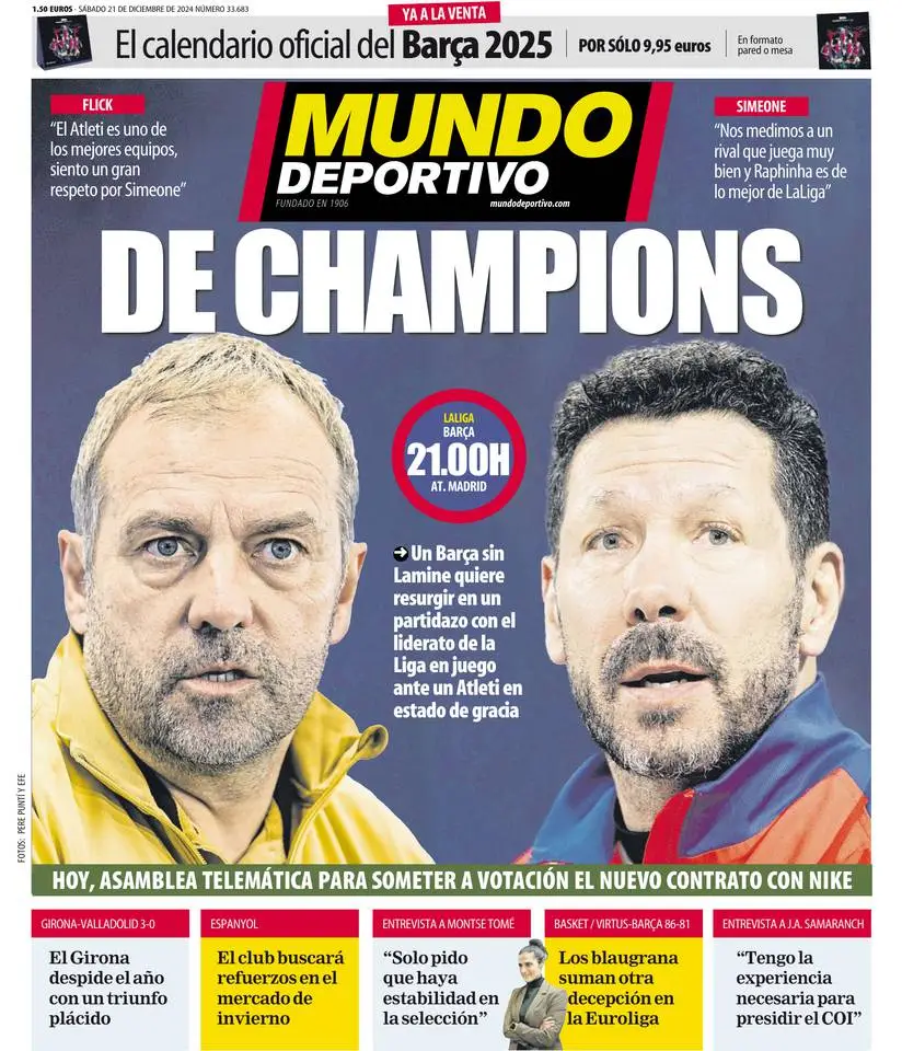 Prima-pagina-mundo_deportivo-edizione-di-oggi-21-12-2024