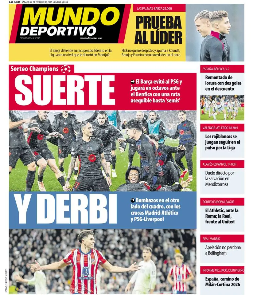 Prima-pagina-mundo_deportivo-edizione-di-oggi-22-02-2025