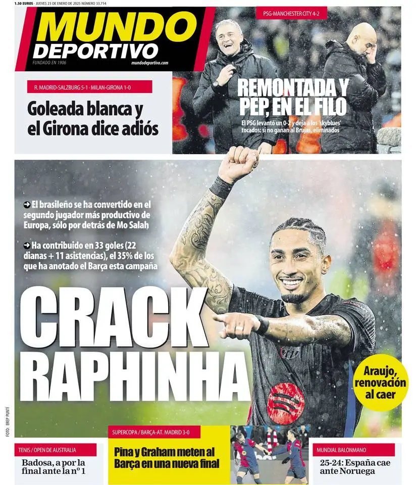 Prima-pagina-mundo_deportivo-edizione-di-oggi-23-01-2025