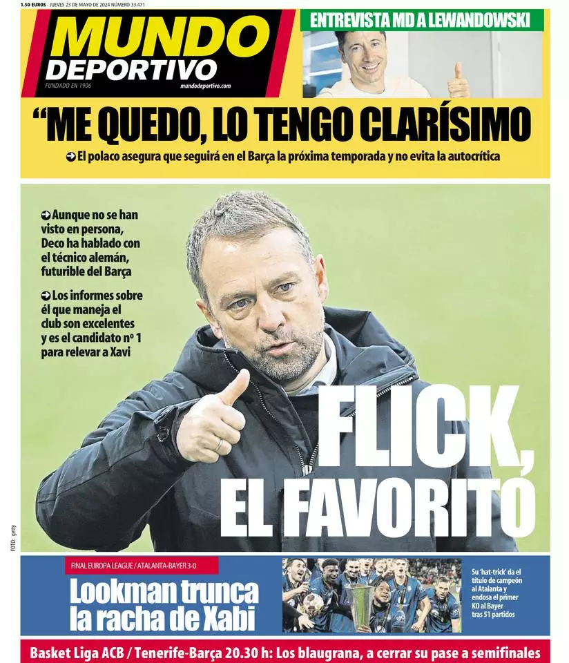 Prima-pagina-mundo_deportivo-edizione-di-oggi-23-05-2024