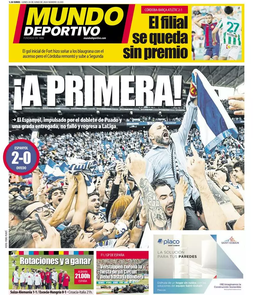 Prima-pagina-mundo_deportivo-edizione-di-oggi-24-06-2024