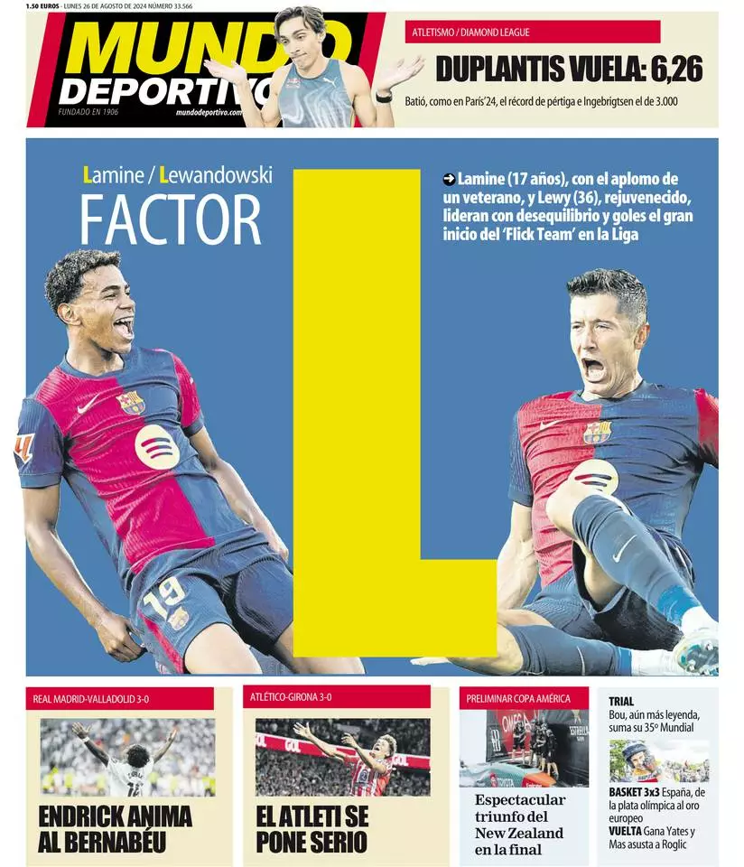 Prima-pagina-mundo_deportivo-edizione-di-oggi-26-08-2024