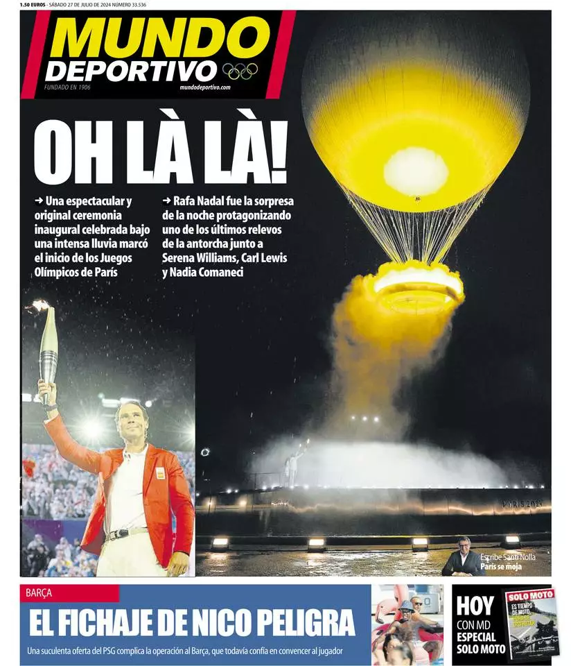 Prima-pagina-mundo_deportivo-edizione-di-oggi-27-07-2024
