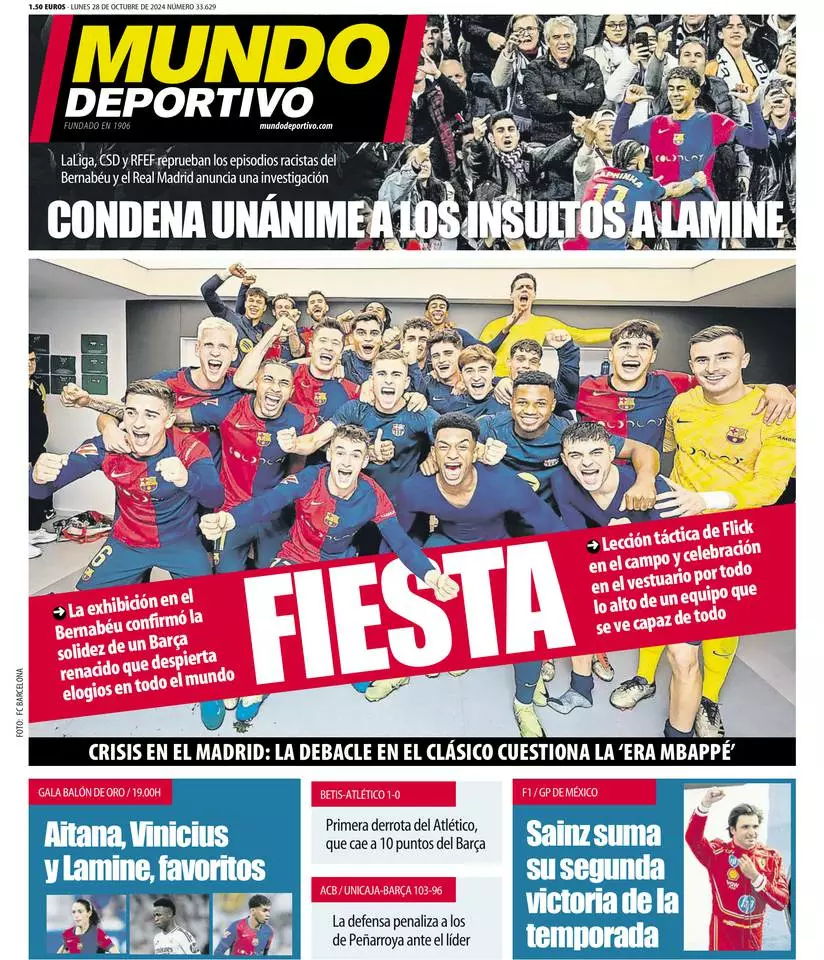 Prima-pagina-mundo_deportivo-edizione-di-oggi-28-10-2024