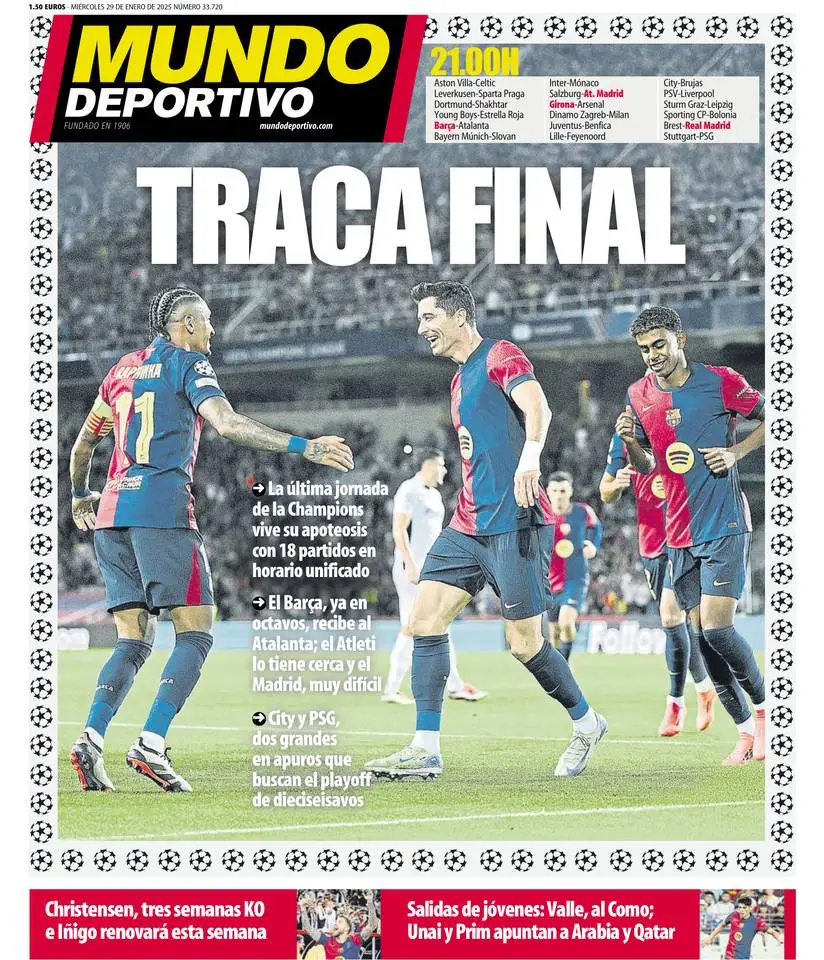 Prima-pagina-mundo_deportivo-edizione-di-oggi-29-01-2025