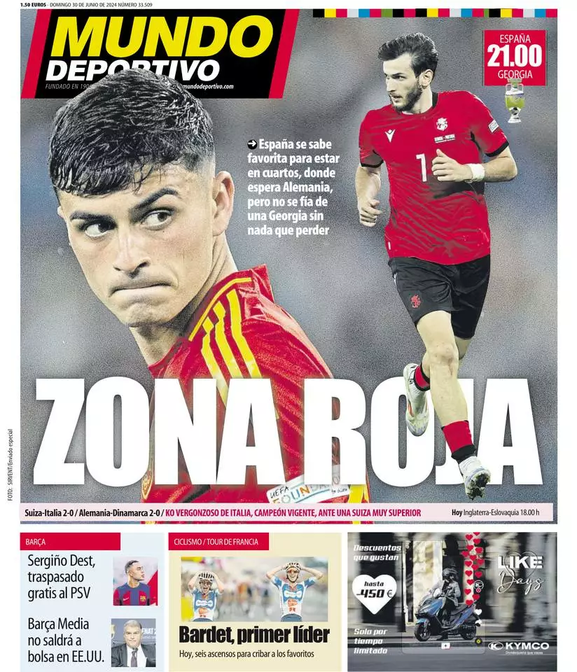 Prima-pagina-mundo_deportivo-edizione-di-oggi-30-06-2024