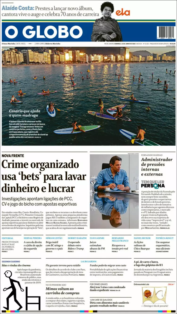 Prima-pagina-oglobo-edizione-di-oggi-2024-06-23