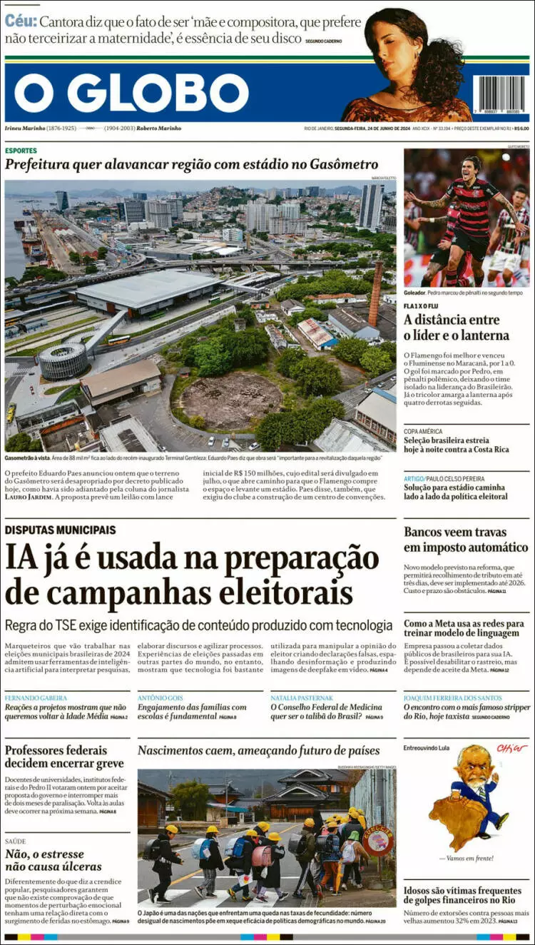 Prima-pagina-oglobo-edizione-di-oggi-2024-06-24