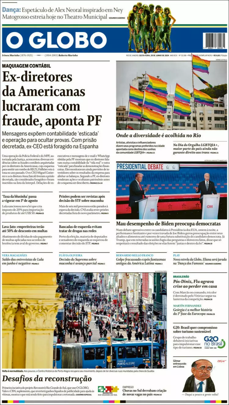 Prima-pagina-oglobo-edizione-di-oggi-2024-06-28