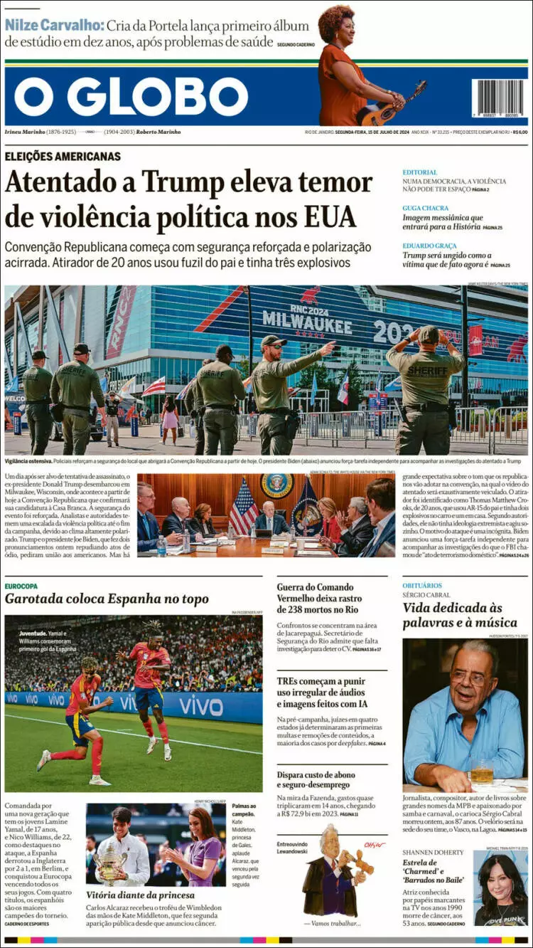 Prima-pagina-oglobo-edizione-di-oggi-2024-07-15