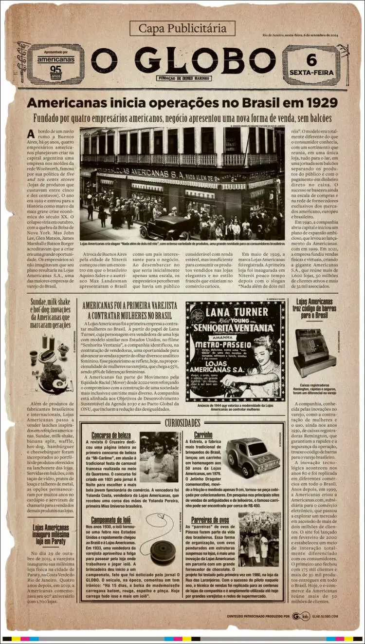 Prima-pagina-oglobo-edizione-di-oggi-2024-09-06