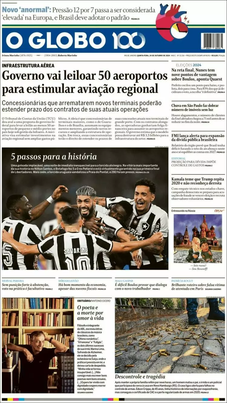 Prima-pagina-oglobo-edizione-di-oggi-2024-10-24