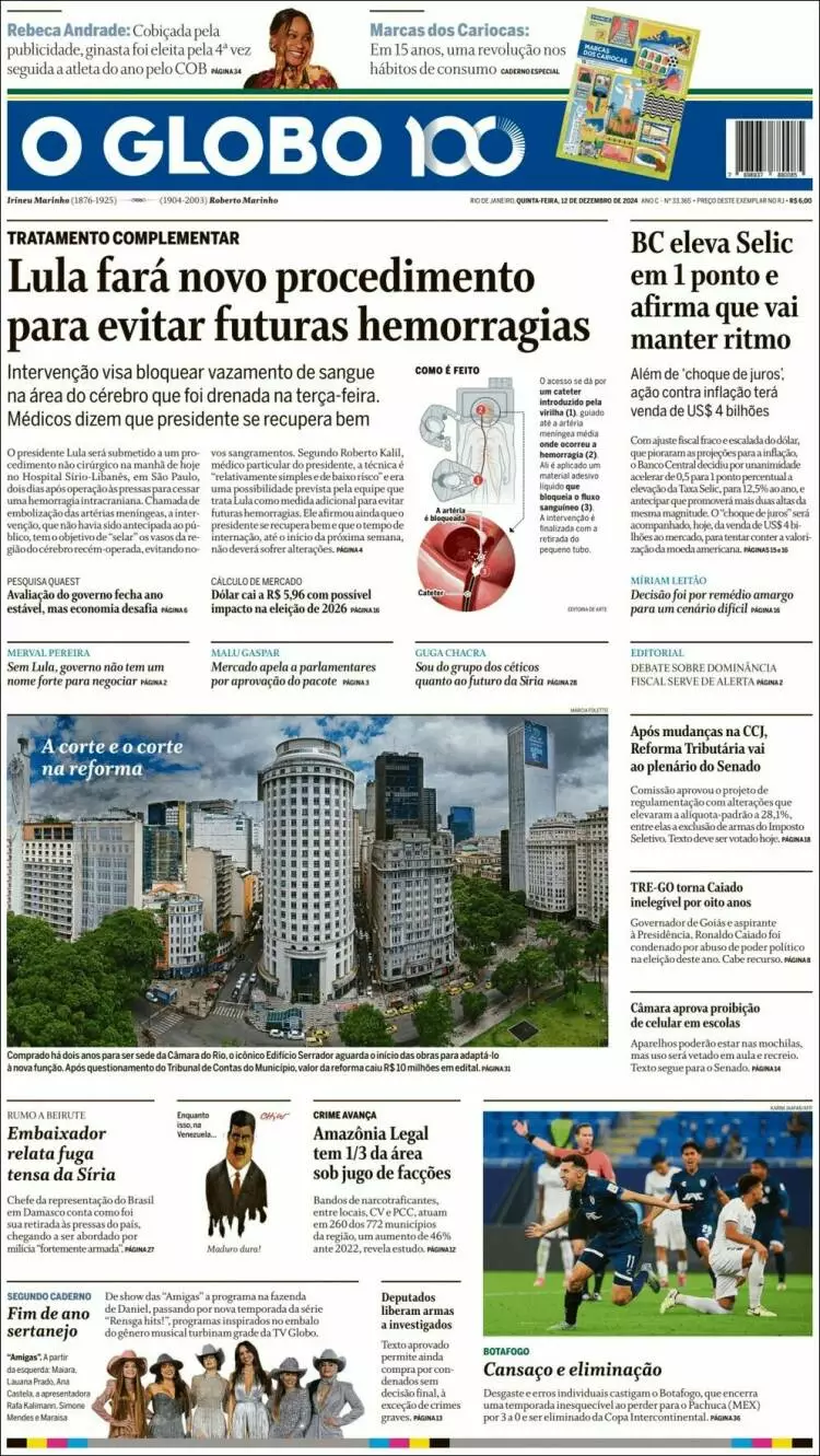 Prima-pagina-oglobo-edizione-di-oggi-2024-12-12