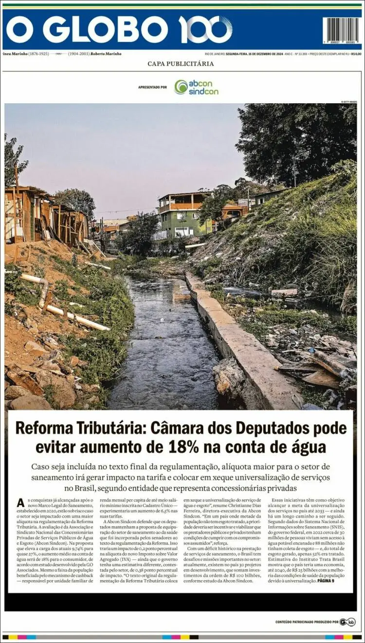 Prima-pagina-oglobo-edizione-di-oggi-2024-12-16